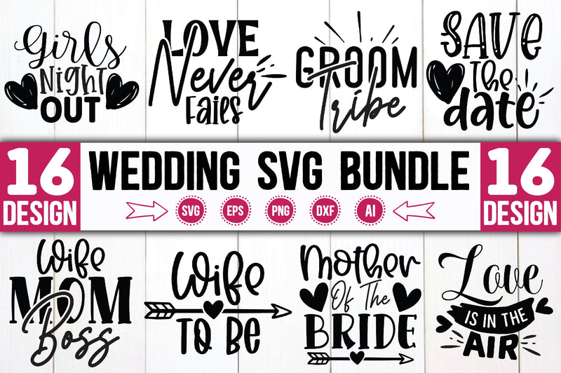 Wedding SVG Bundle SVG Ariyan 