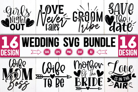 Wedding SVG Bundle SVG Ariyan 