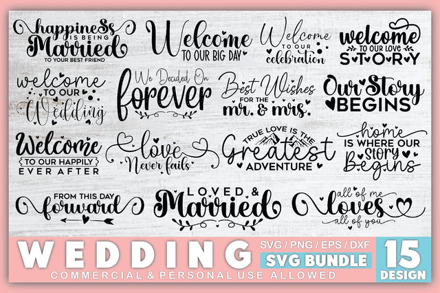 Wedding SVG Bundle SVG Ariyan 