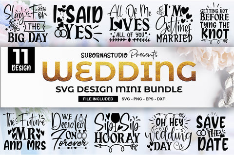 Wedding SVG Bundle SVG Designangry 