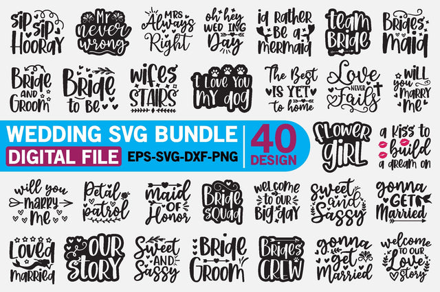 Wedding Svg Bundle SVG md faruk hossain 