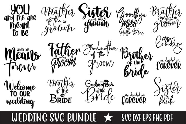 Wedding SVG Bundle SVG nirmal108roy 