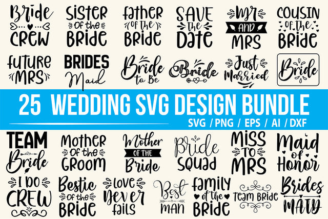 Wedding SVG Bundle SVG orpitasn 