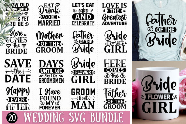 Wedding Svg Bundle SVG Regulrcrative 