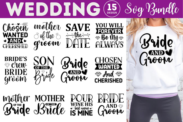Wedding Svg Bundle SVG Regulrcrative 