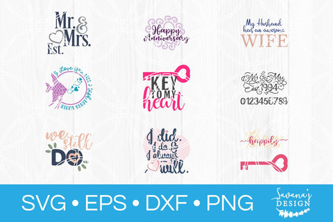 Wedding SVG Bundle SVG SavanasDesign 
