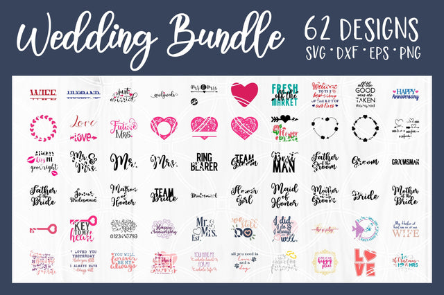 Wedding SVG Bundle SVG SavanasDesign 