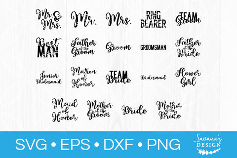 Wedding SVG Bundle SVG SavanasDesign 