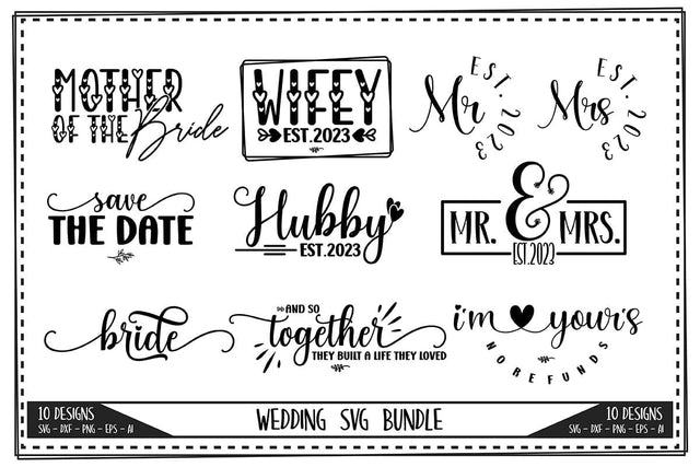Wedding Svg Bundle SVG shah alam 