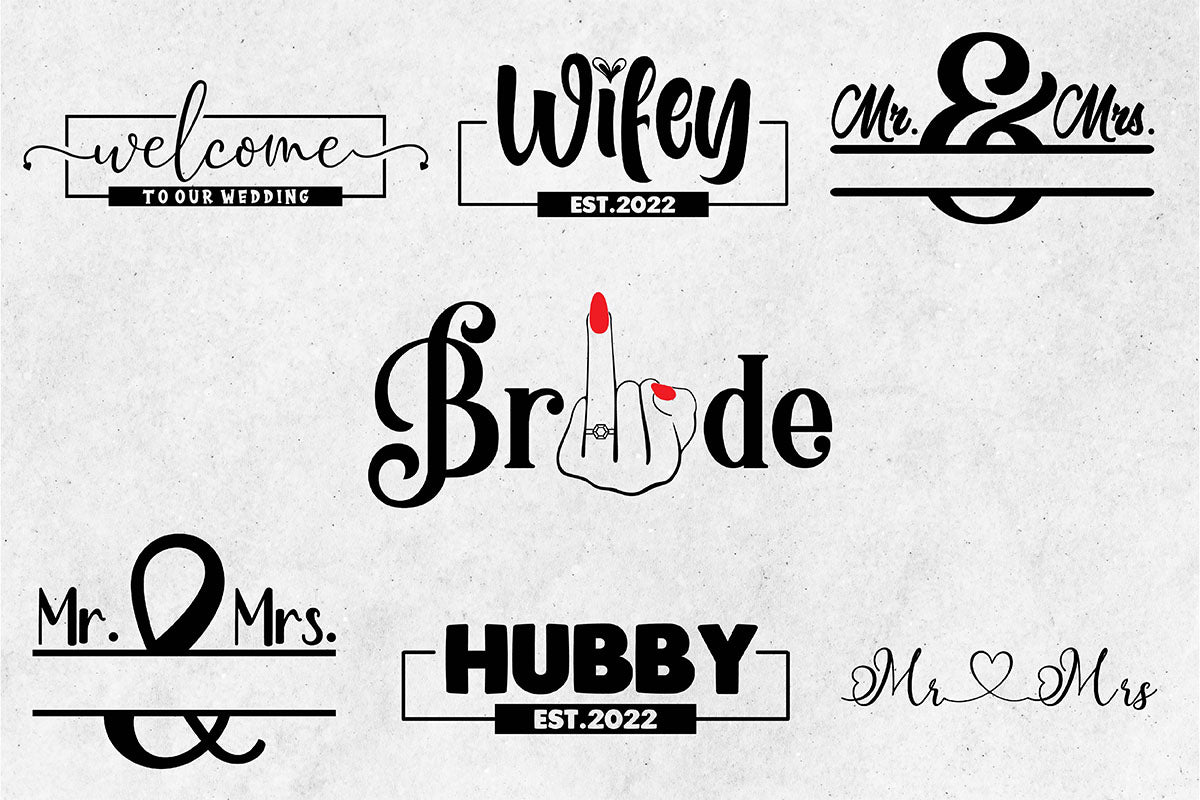 Wedding Svg Bundle So Fontsy