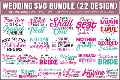 Wedding SVG Bundle SVG Shetara Begum 