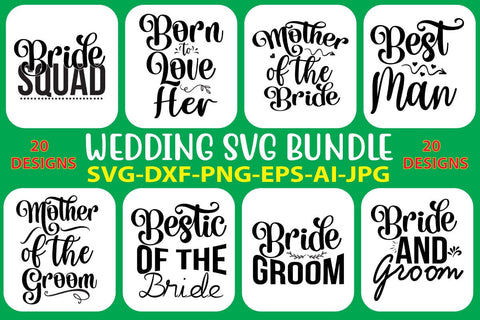 Wedding SVG Bundle SVG Syaman 