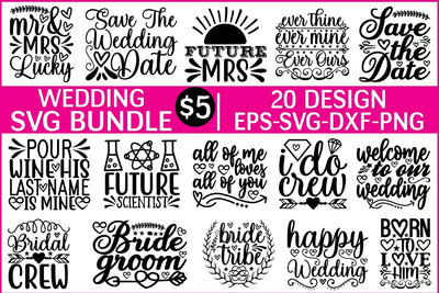 wedding SVG bundle vol 2 SVG buydesign 