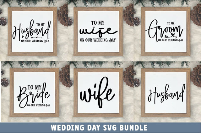 Wedding SVG Bundle White and Black Color SVG CraftingStudio 