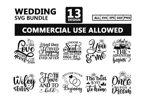 Wedding SVG Bundle.Wedding SVG Bundle, 35 Files, Bride SVG SVG Designangry 