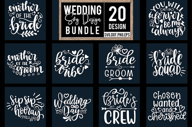 Wedding Svg Design Bundle SVG Creativeart88 