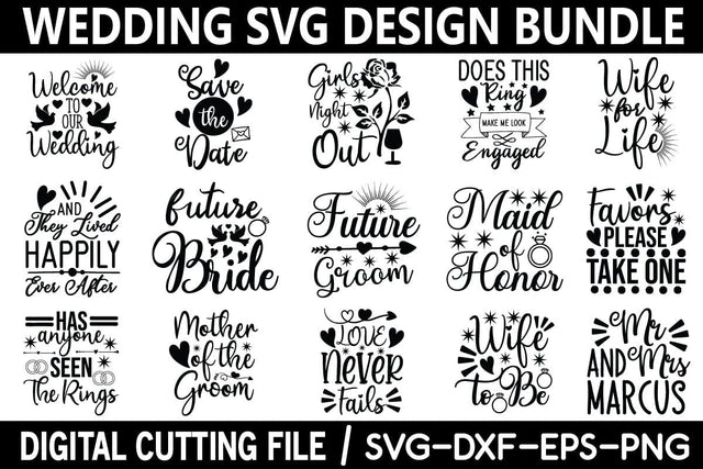 Wedding svg design bundle SVG designer krishna 