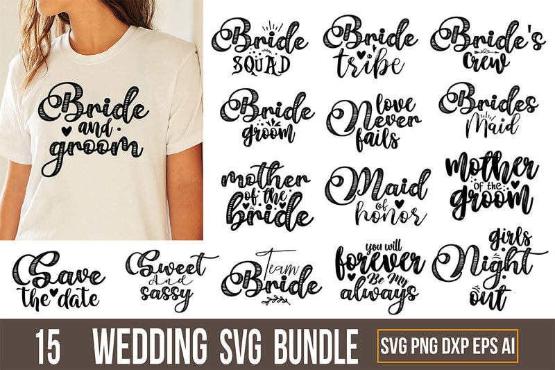 Wedding SVG Design Bundle SVG orpitasn 