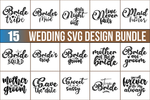 Wedding SVG Design Bundle SVG orpitasn 