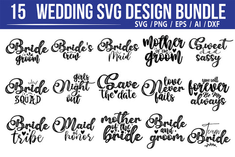 Wedding SVG Design Bundle SVG orpitasn 