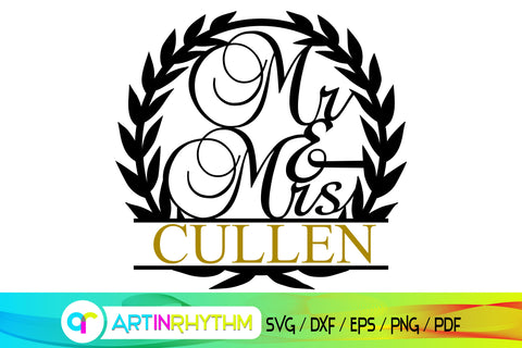wedding svg, MR and MRS SVG Artinrhythm shop 