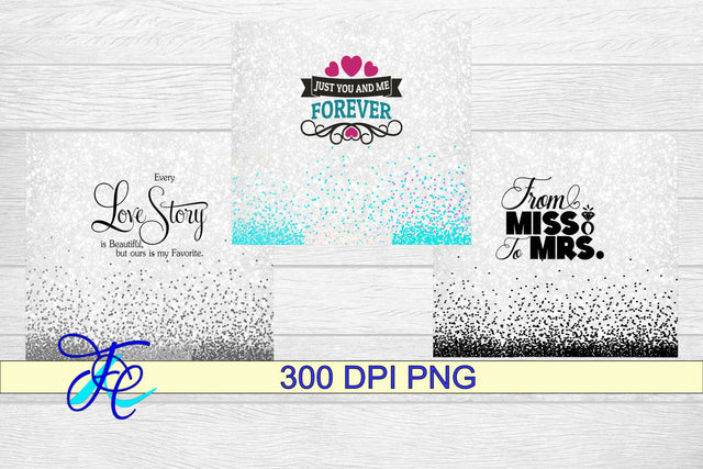 Wedding Tumbers v2 Sublimation Family Creations 