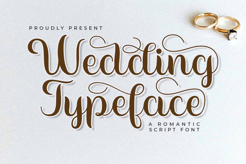 Wedding Typeface Font love script 