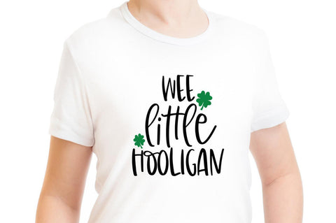 Wee Little Hooligan St. Patricks Day SVG Cut File SVG Simply Cutz 