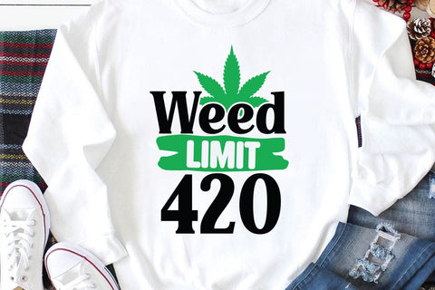 Weed Limit 420 SVG Cut File SVG BlackCatsMedia 