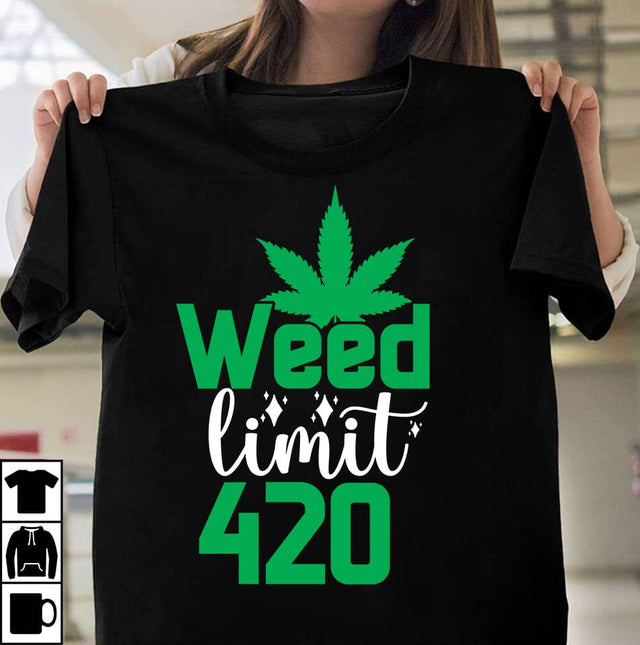 Weed Limit 420 SVG Cut File , Weed SVG Cut File SVG BlackCatsMedia 