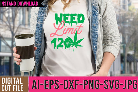 Weed Limit 420 SVG Design SVG BlackCatsMedia 
