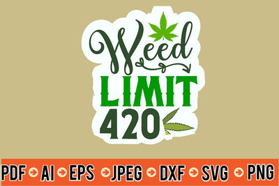 Weed Limit 420 SVG MStudio 