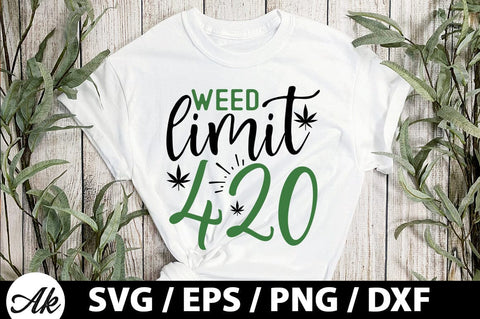 Weed limit 420 SVG SVG akazaddesign 