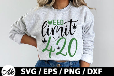 Weed limit 420 SVG SVG akazaddesign 