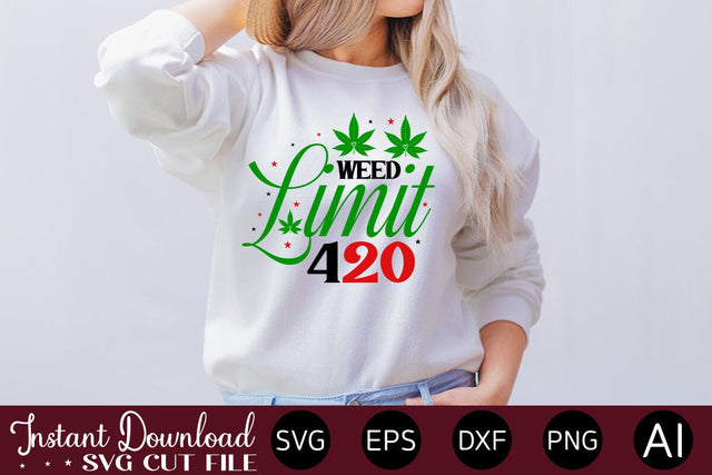 Weed Limit 420 SVG SVG designmaster24 