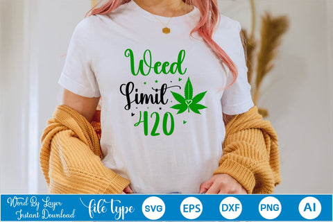 Weed Limit 420 SVG SVGs,Quotes and Sayings,Food & Drink,On Sale, Print & Cut SVG DesignPlante 503 