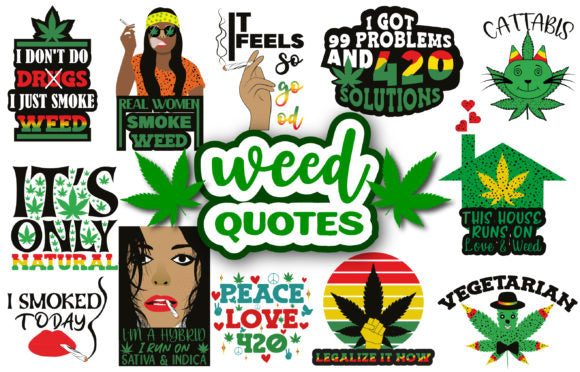 Weed Quotes SVG Bundle SVG Svgcraft 