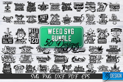 Weed SVG Bundle | Marijuana SVG Bundle | Cannabis SVG SVG Fly Design 