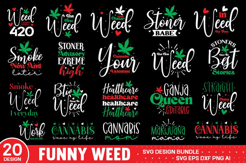 Weed Svg Bundle SVG designmaster24 