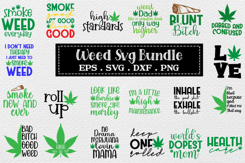 Weed SVG Bundle SVG md faruk hossain 