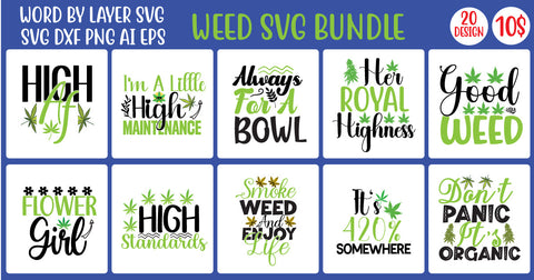 Weed SVG Bundle SVG MStudio 