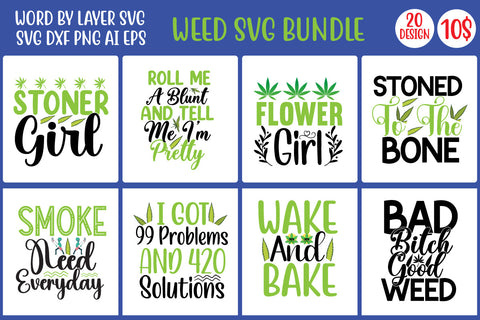 Weed SVG Bundle SVG MStudio 