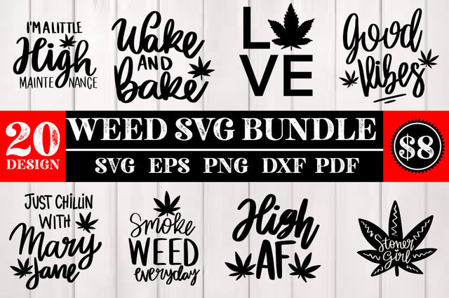 Weed SVG Bundle SVG Svgcraft 