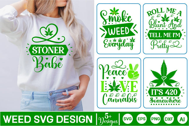 Weed SVG Bundle SVG SVGs,Quotes and Sayings,Food & Drink,On Sale, Print & Cut SVG DesignPlante 503 