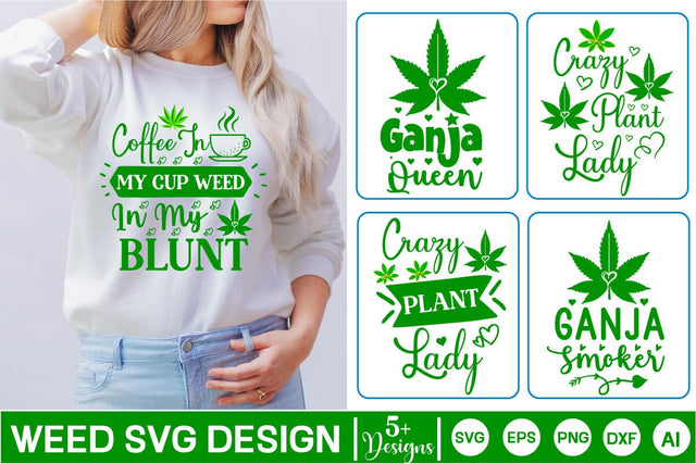 Weed SVG Bundle SVG SVGs,Quotes and Sayings,Food & Drink,On Sale, Print & Cut SVG DesignPlante 503 