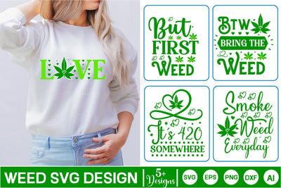 Weed SVG Bundle SVG SVGs,Quotes and Sayings,Food & Drink,On Sale, Print & Cut SVG DesignPlante 503 