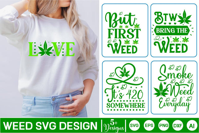 Weed SVG Bundle SVG SVGs,Quotes and Sayings,Food & Drink,On Sale, Print & Cut SVG DesignPlante 503 