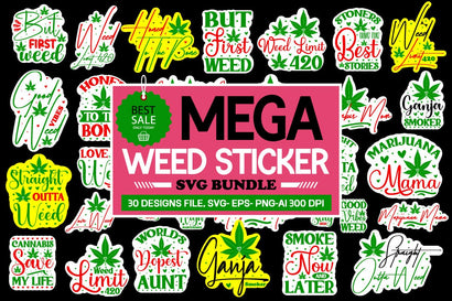 Weed Svg Bundle , Weed Sticker Svg Bundle, 30 weed svg bundle SVG designmaster24 