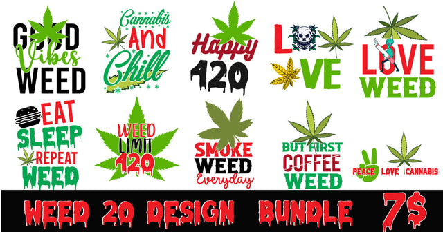Weed SVG Bundle ,Weed SVG Bundle SVG Quotes , Funny Cannabis SVG Quotes SVG BlackCatsMedia 
