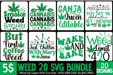 Weed SVG Bundle,Cannabis SVG Bundle,Cannabis Sublimation PNG,Smoker Sublimation Design,Cannabis SVG Cut File, Cannabis SVG Design, Cannabis SVG design SVG BlackCatsMedia 